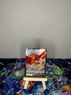 Pokemon Ho-Oh V 140/195 Swsh12: Sword & Shield - Silver Tempest Holo Near Mint - Image 1