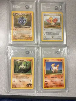 4 Vintage Pokemon TAG Slab Lot - Exact Slabs Seen In Picture - Image 2