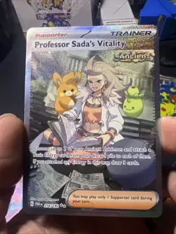 Professor Sada's Vitality Trainer Pokemon TCG Paradox Rift Full Art - Image 1