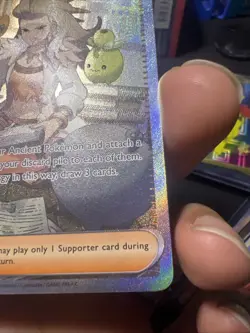 Professor Sada's Vitality Trainer Pokemon TCG Paradox Rift Full Art - Image 2