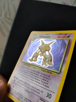 Pokemon Alakazam & Clefairy Holo Rare Base Set 1999-2000 4th Print 1/102 5/102 - Image 5