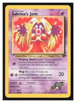 Sabrina's Jynx Gym Challenge #057/132 LP Pokemon - Image 1