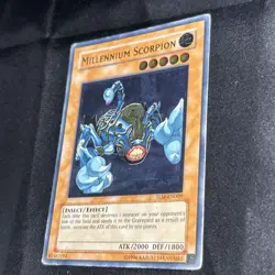 Yugioh Millennium Scorpion TLM-EN009 Ultimate Rare Lost Millennium MP - Image 4