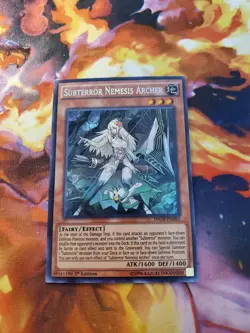 Yugioh - Subterror Nemesis Archer INOV-EN082 NM 1st ed Secret Rare - Image 1