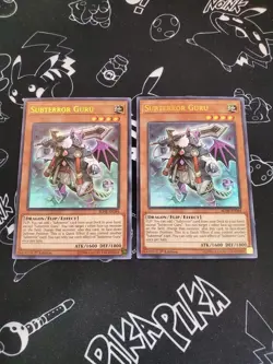 Yugioh - Subterror Guru BLHR-EN084 NM 1st ed Ultra Rare x2 - Image 1