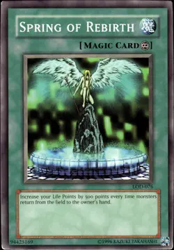 Spring Of Rebirth - LOD-076 - LP - YuGiOh - Image 1