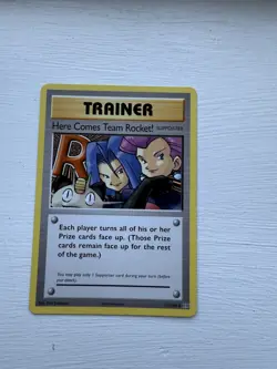 Here Comes Team Rocket! 113/108 Evolutions Secret Rare Non Holo Pokemon Card - Image 1