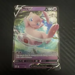 Mew V 069/189 Swsh03: Darkness Ablaze Holo English Full Art Pokemon Card - Image 1