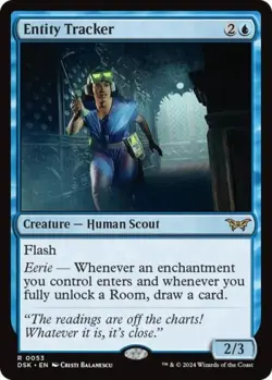 ~ Entity Tracker (0053) ~ NM Foil ~ Duskmourn: House of Horror ~ MTG ~ - Image 1