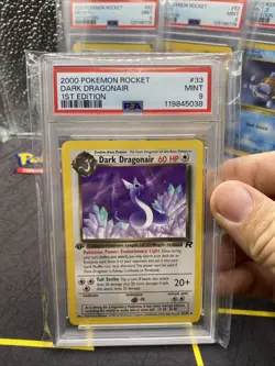 Pokemon Card 1st Edition Team Rocket PSA 9 Lot: Squirtle, Dragonair, Meowth, Dig - Image 2