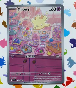 Milcery 152/142 Stellar Crown NM Pokemon Card Illustration Rare - Image 1