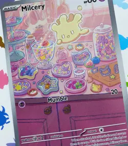 Milcery 152/142 Stellar Crown NM Pokemon Card Illustration Rare - Image 2