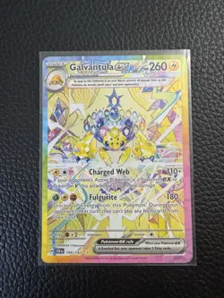 Galvantula ex 168/142 Sv07: Stellar Crown Holo Pokemon TCG card rare NM/M - Image 1