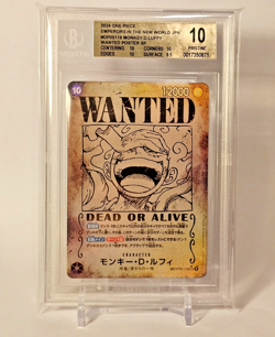 ONE PIECE Card Luffy OP09-119 Wanted Emperors in the New World Japanese - BGS 10 - Image 1