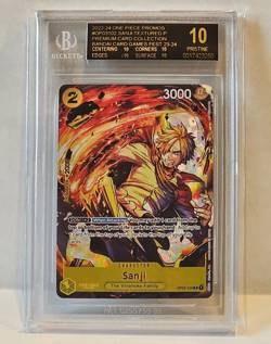 One Piece Sanji '23-24 Bandai Card Game Fest OP03-102 English BGS 10 BLACK LABEL - Image 1