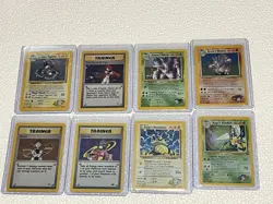 Pokemon Gym Heroes Card Lot Of 8 Holo Cards - Image 1