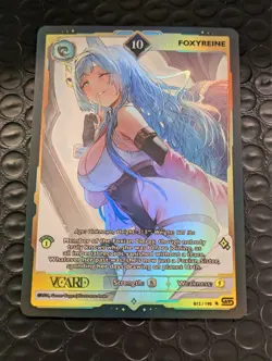 VCard TCG Rising Stars Foxyreine Holo 10 1st First Edition Card Gamersupps - Image 2