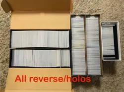 Lot of ~10,000 Pokemon Cards Bulk Holos Rares Uncommon Common NO ENERGIES - Image 4
