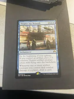 Thopter Spy Network #79 Magic Origins Rare Magic Card in a Protective Sleeve - Image 1
