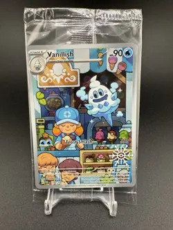 Vanillish 190/182 (Holiday Calendar) Stamped Promo Pokemon Card SEALED - Image 1
