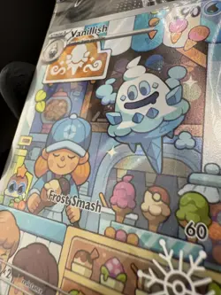 Vanillish 190/182 (Holiday Calendar) Stamped Promo Pokemon Card SEALED - Image 3