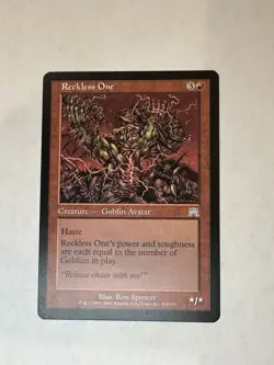 Reckless One Onslaught Regular MTG Magic The Gathering 222/350 NM - Image 1