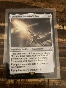 Magic The Gathering Universes Beyond Assassins Creed Excalibur Sword of Eden NM - Image 1