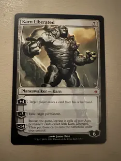 MTG - Karn Liberated - New Phyrexia - NM - Image 1