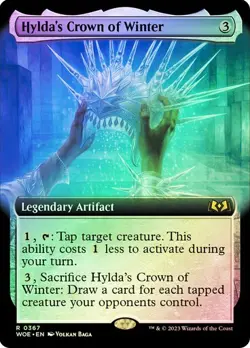 MTG - Hylda's Crown of Winter - Extended Art - Foil - WOE - Magic the Gathering - Image 1
