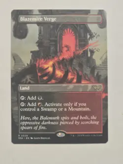 Blazemire Verge - Showcase - Duskmourn - Near Mint - MTG - Image 1