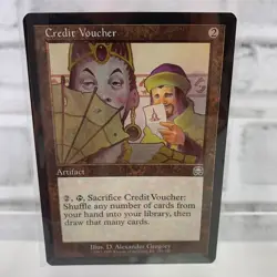 1999 Magic The Gathering: Mercadian Masques Credit Voucher 289/350 - Image 1