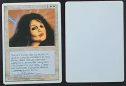 SIGNED MtG Magic D Willich Artist Proof _ Italian 4E Fourth _ REVERSE DAMAGE - Image 1