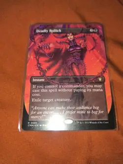 Deadly Rollick Borderless Commander Masters (CMM 0695) MtG Magic - Image 1