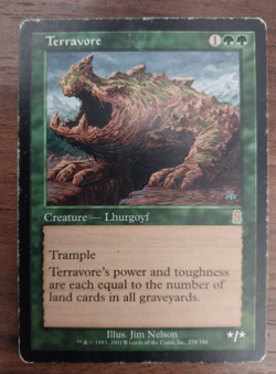 1x Terravore - MP/HP - Odyssey Block - SPARROW MAGIC mtg - Image 1
