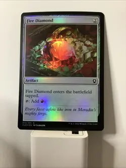 MTG CLB: Fire Diamond (Artifact) Common Battle for Baldur's Gate Foil 313 - Image 1
