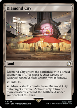 Diamond City #147 | Near Mint | Fallout Magic MTG - Image 1