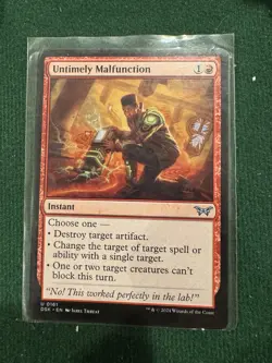 Untimely Malfunction Duskmourn: House of Horror Regular - Image 1