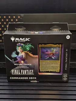 MTG Final Fantasy Commander Deck Revival Trance, Sealed Box is Worn - Image 1