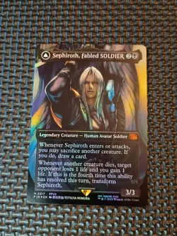 Sephiroth, Fabled SOLDIER (0317) (Borderless) Final Fantasy Foil - Image 1