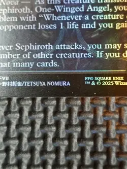 Sephiroth, Fabled SOLDIER (0317) (Borderless) Final Fantasy Foil - Image 3