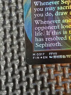 Sephiroth, Fabled SOLDIER (0317) (Borderless) Final Fantasy Foil - Image 4