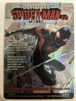 MTG - Miles Morales - Borderless - Foil - 0234 - Marvel's Ultimate Spider-Man - Image 1