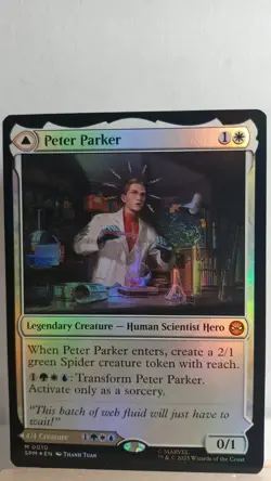 Peter Parker / Amazing Spider-Man Foil Mythic [NM] - MTG SPM - Image 1