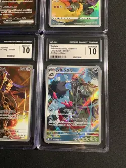 Pokemon TCG LOT of 6 CGC 10 slabs Japanese/Chinese Team Rocket Flareon Lechonk - Image 2