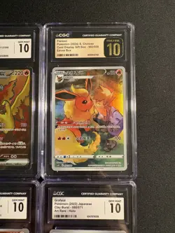 Pokemon TCG LOT of 6 CGC 10 slabs Japanese/Chinese Team Rocket Flareon Lechonk - Image 3