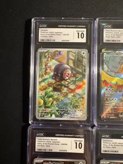 Pokemon TCG LOT of 6 CGC 10 slabs Japanese/Chinese Team Rocket Flareon Lechonk - Image 4