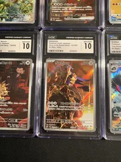 Pokemon TCG LOT of 6 CGC 10 slabs Japanese/Chinese Team Rocket Flareon Lechonk - Image 5