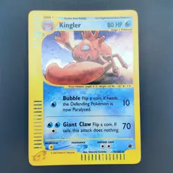 Pokemon TCG Karte - Kingler 15/165 Expedition Holo Rare Englisch Near Mint NM - Image 2