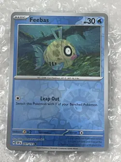 Feebas 041/191 Reverse Holo Scarlet & Violet Surging Sparks Pokemon Card NM - Image 1