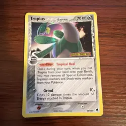 Pokemon Tropius 23/101 Reverse Holo Dragon Frontiers LP - Image 1